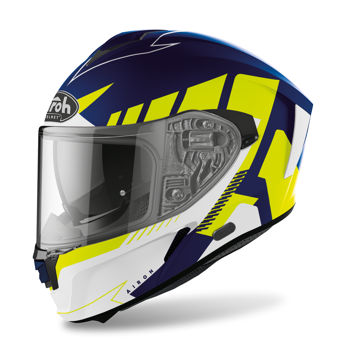 Helmet Spark Rise Blue/Yellow Matt